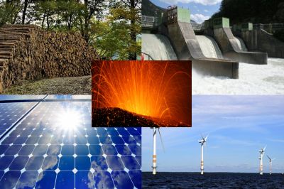 Erneuerbare Energien: Bioenergie - Wasser - Sonne - Wind - Erdwärme