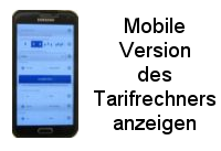 Mobile Version des Tarifrechners nutzen